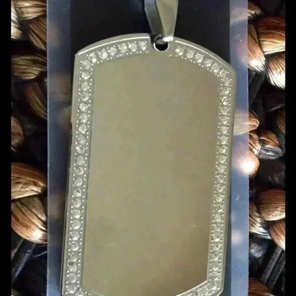 Mirrored Finish Stainless Engraveable Id Tag
